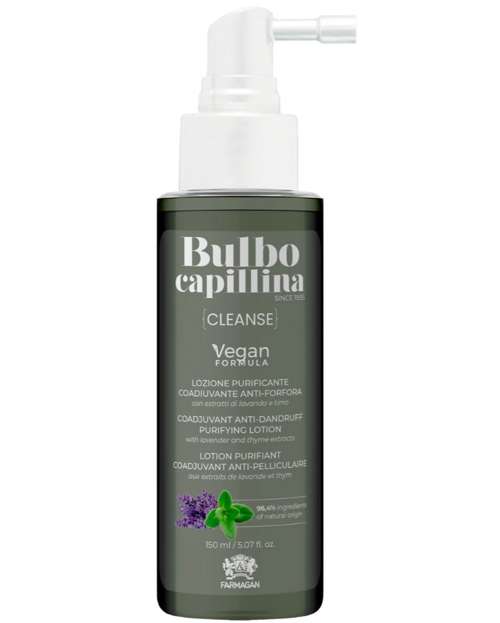 Farmagan,Bulbocapillina Очищающий лосьон против перхоти, Фото интернет-магазин Премиум-Косметика.РФ